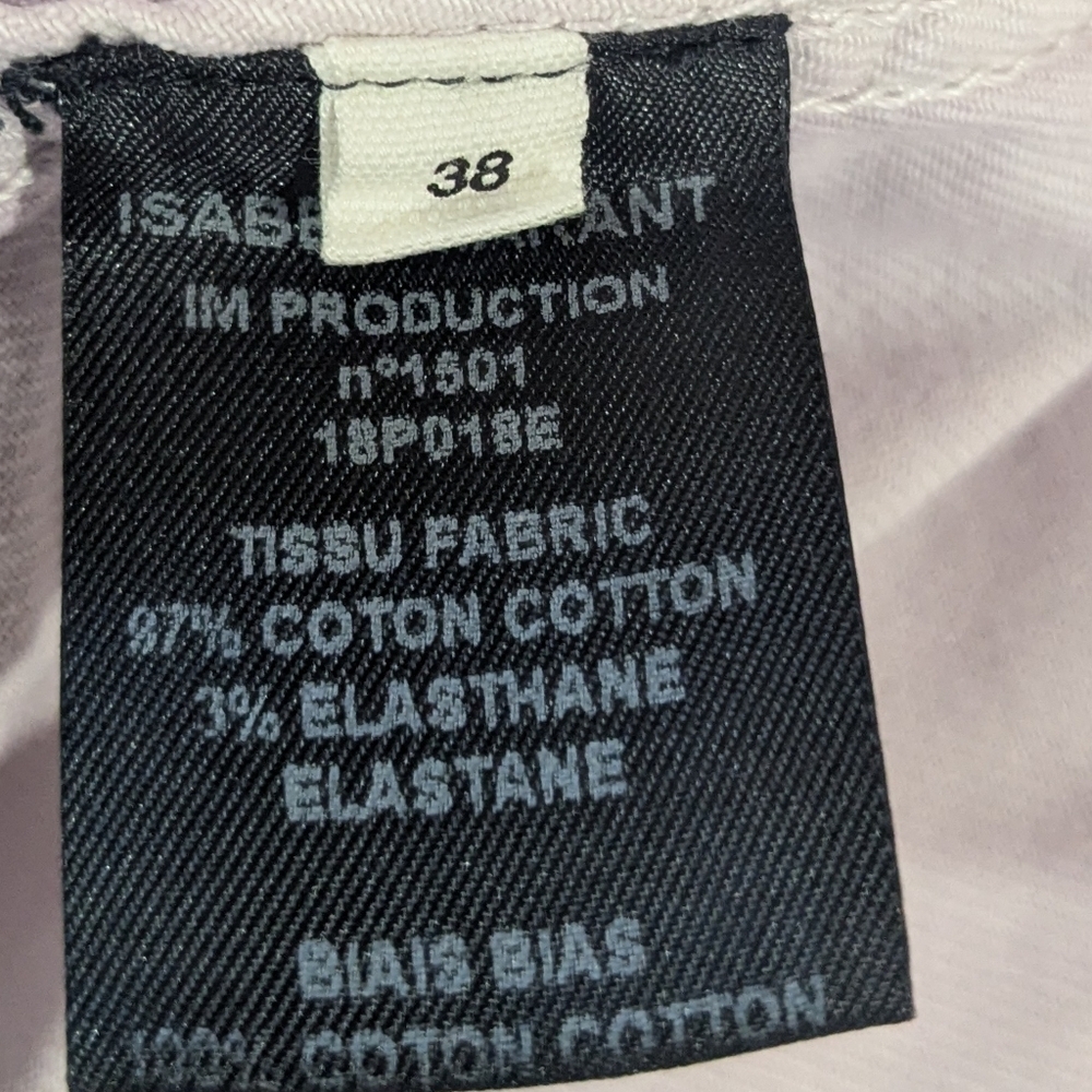 Isabel Marant Lilac Denim Ruffle Skirt - Picture 6 of 6